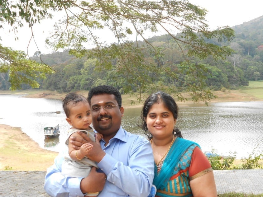 Me and my family at Periyar Reserve boating area
