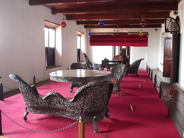 Furniture Display at Arakkal Palace Museum