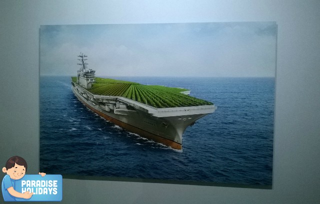 Green harvesting on ship