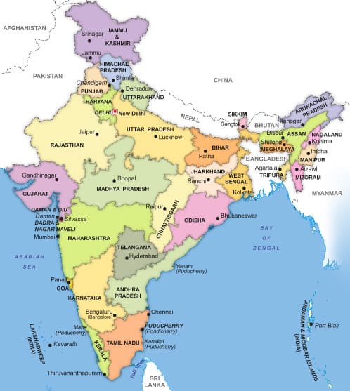 Map of India