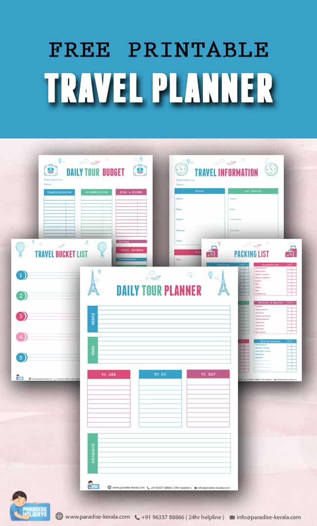 Free Printable Travel Planner