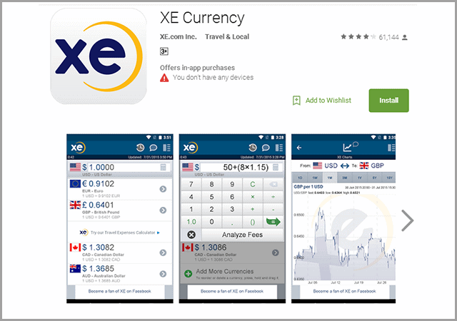 XE Currency