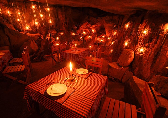 Dine at cave restaurant in Wayanad