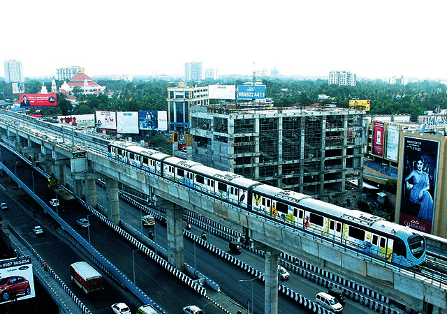 Top View of Kochi Metro